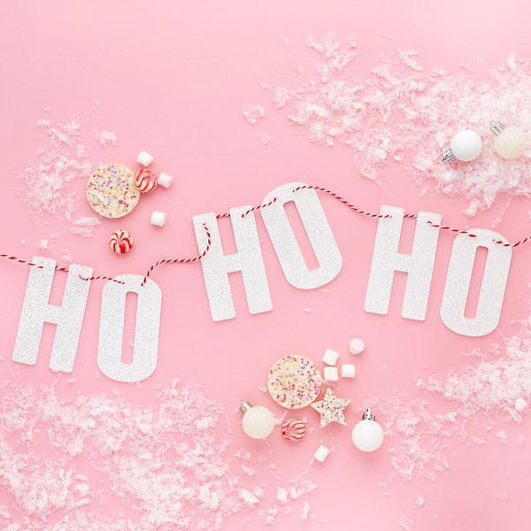 Good Cheer "Ho Ho Ho" Garland