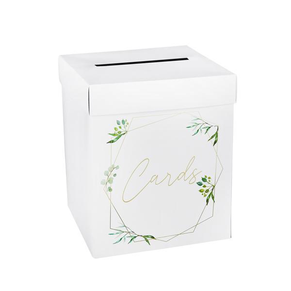 Geometric White Post Box