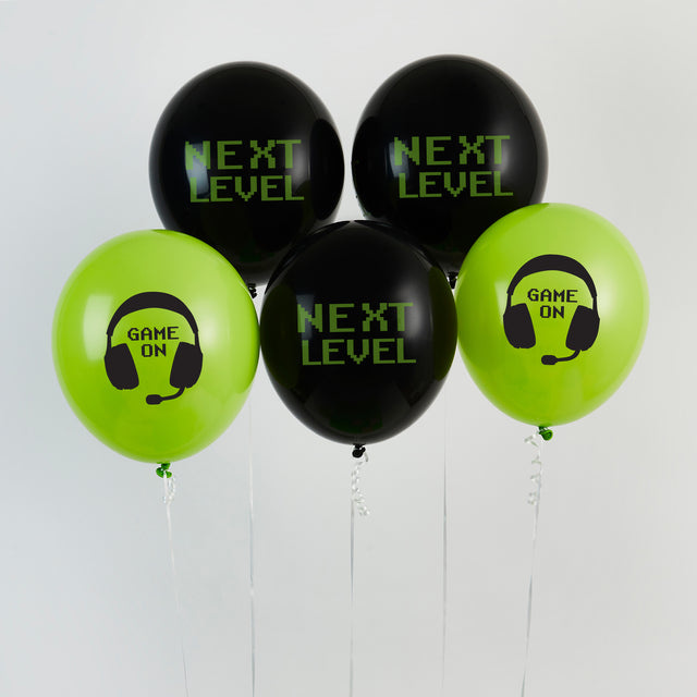 Game on Latex Balloons - Set of 5