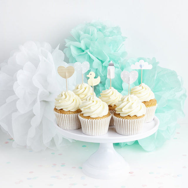 Unisex Food Toppers - Set of 6