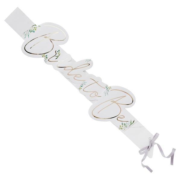 Geometric Bride to be Sash