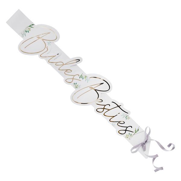 Geometric Brides Besties Sashes - Set of 5