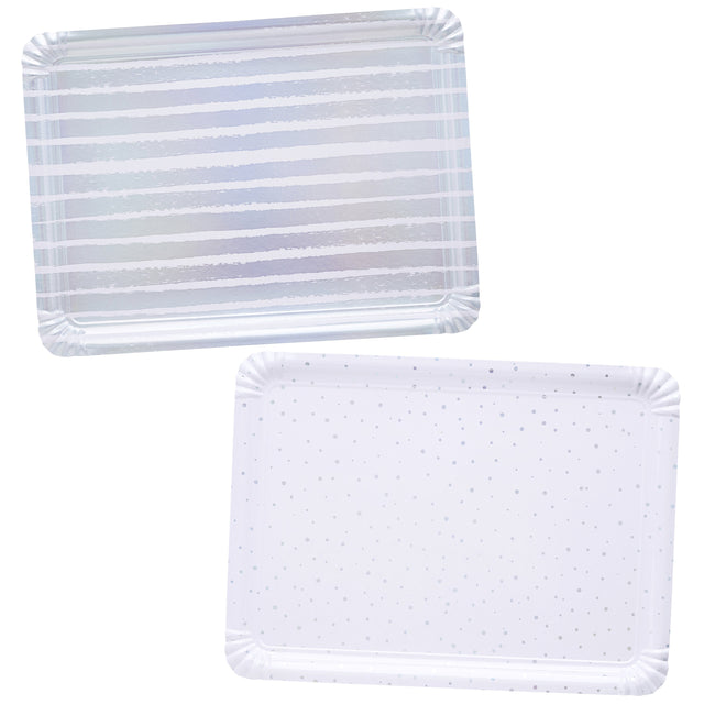 Iridescent Paper Trays