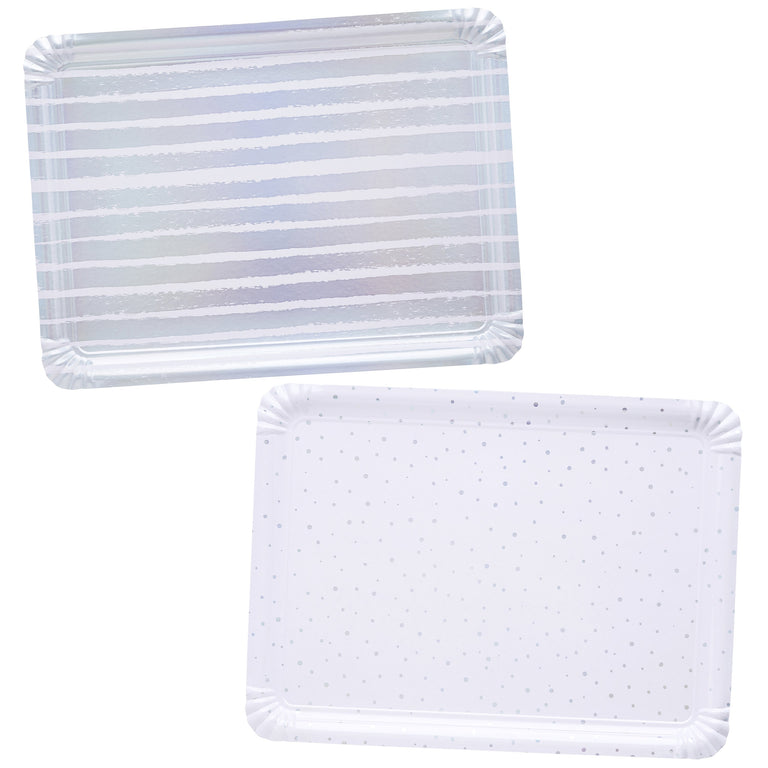 Iridescent Paper Trays