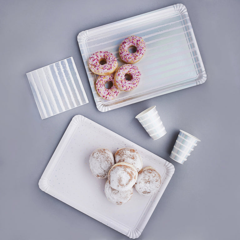 Iridescent Paper Trays