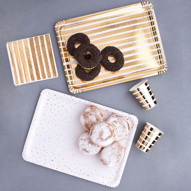 Gold Paper Trays