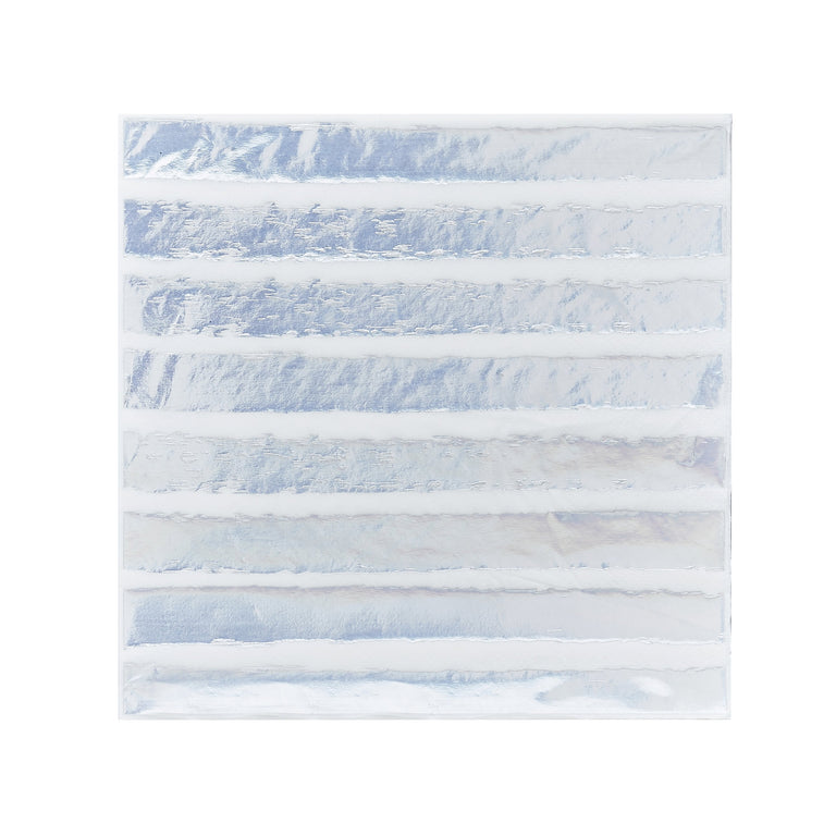 Iridescent Striped Napkins