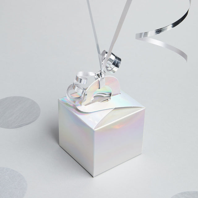 Iridescent Treat Box or Balloon Weight Box