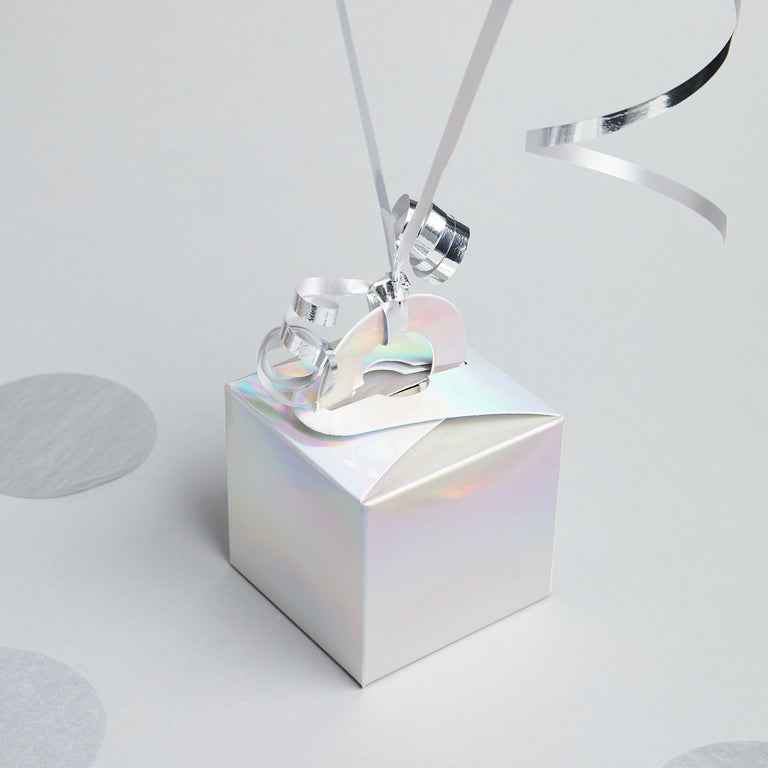 Iridescent Treat Box or Balloon Weight Box
