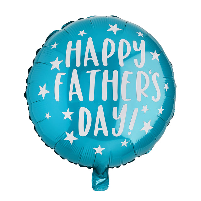 Teal Happy Father's Day Foil Balloon