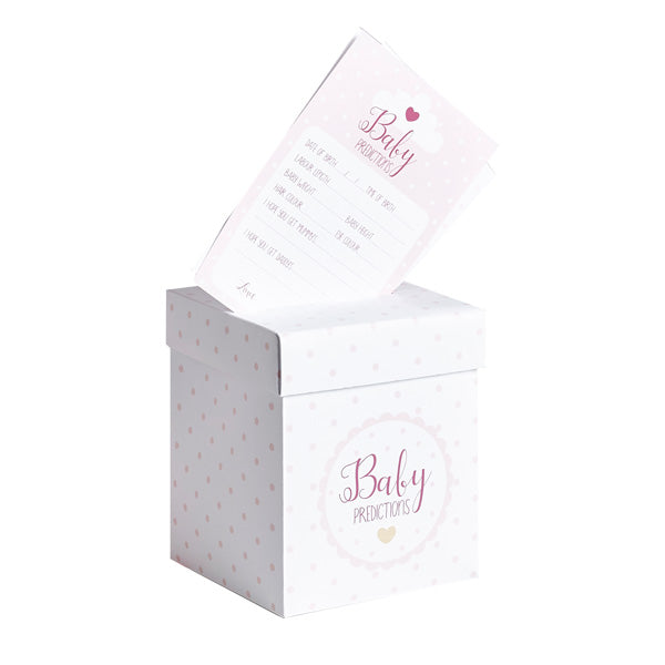 Pink Prediction Cards & Post Box