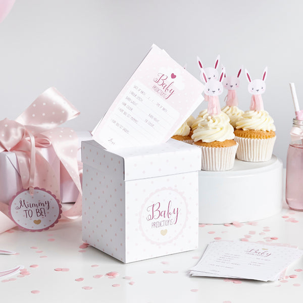 Pink Prediction Cards & Post Box