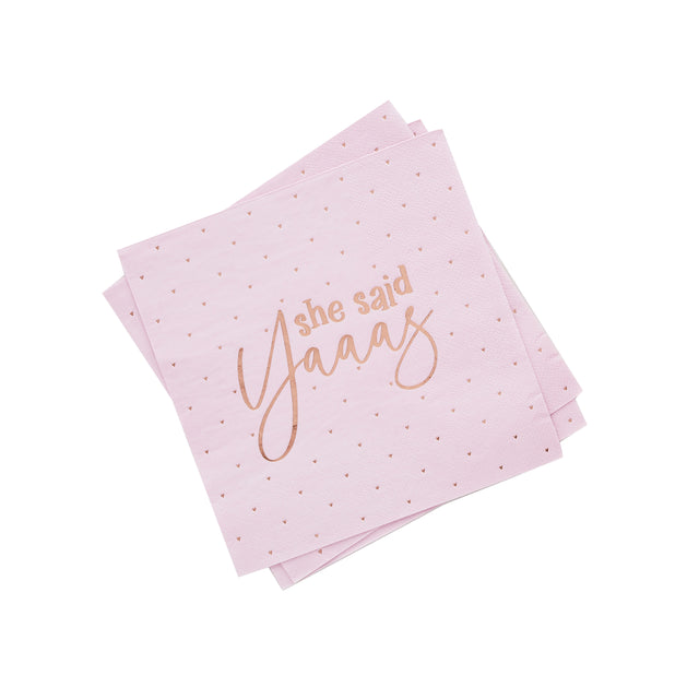 She Said Yaaas Napkins - Set of 16