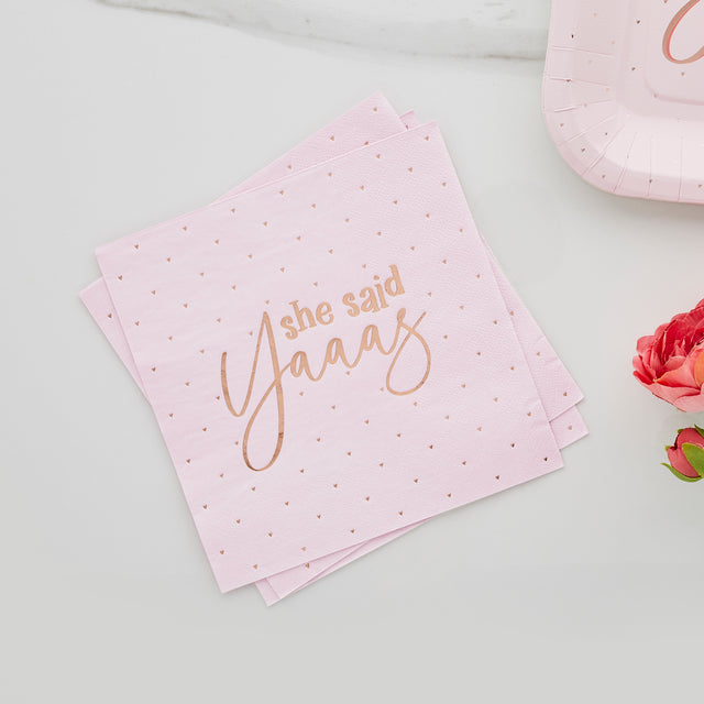 She Said Yaaas Napkins - Set of 16