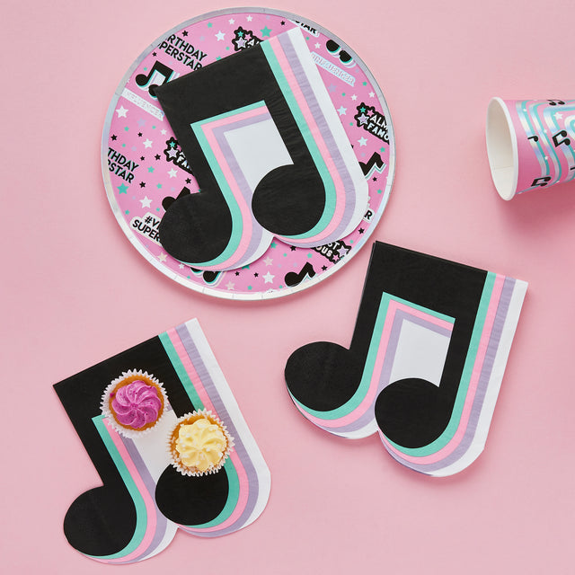 Musical Note Paper Napkins