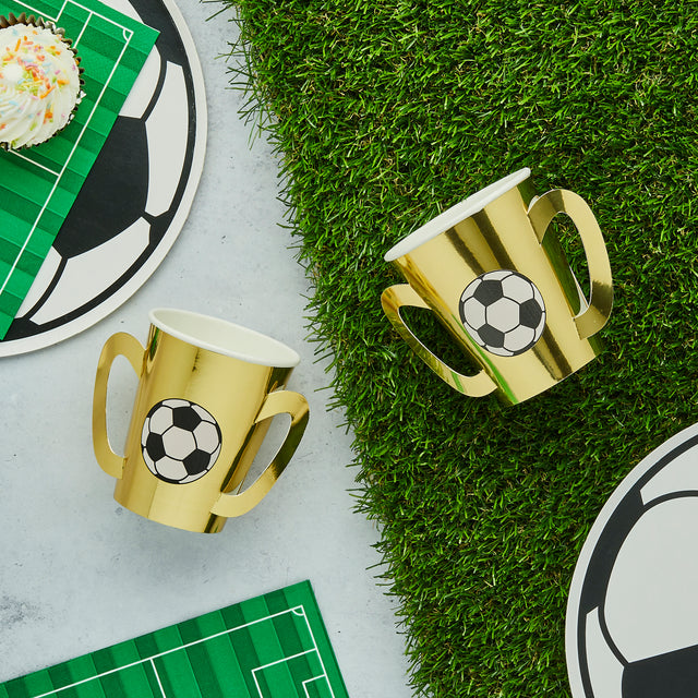 Gold Trophy Paper Cups