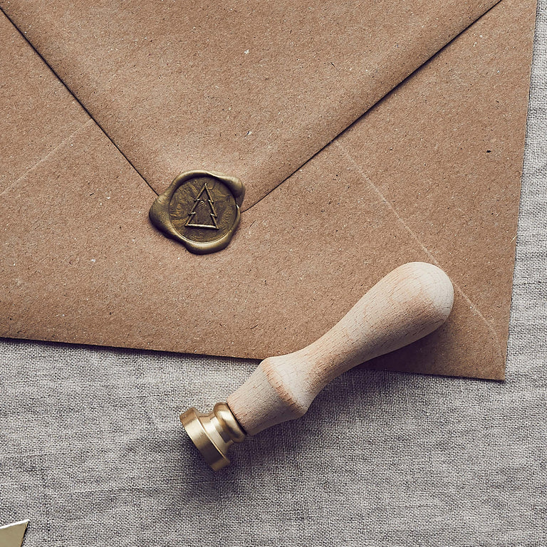 DIY Christmas Tree Wax Stamp Seal