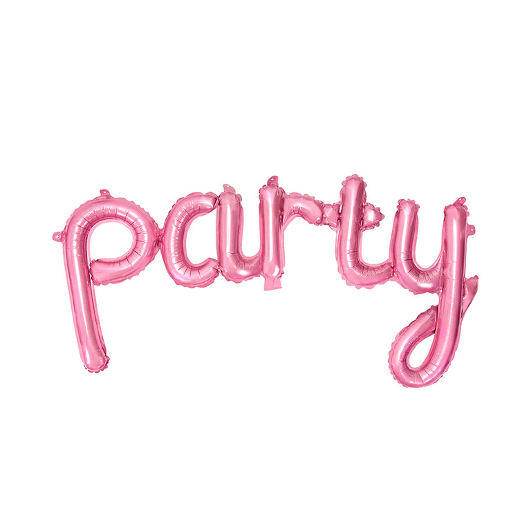 Pink Party Foil Balloon
