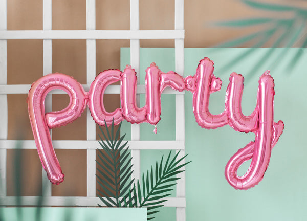 Pink Party Foil Balloon