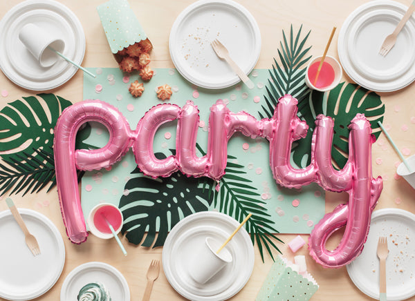 Pink Party Foil Balloon