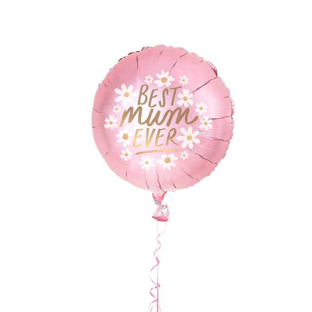 Blush Pink Best Mum Ever Foil Balloon