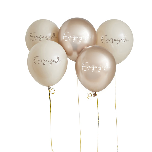 Engaged Latex Balloons