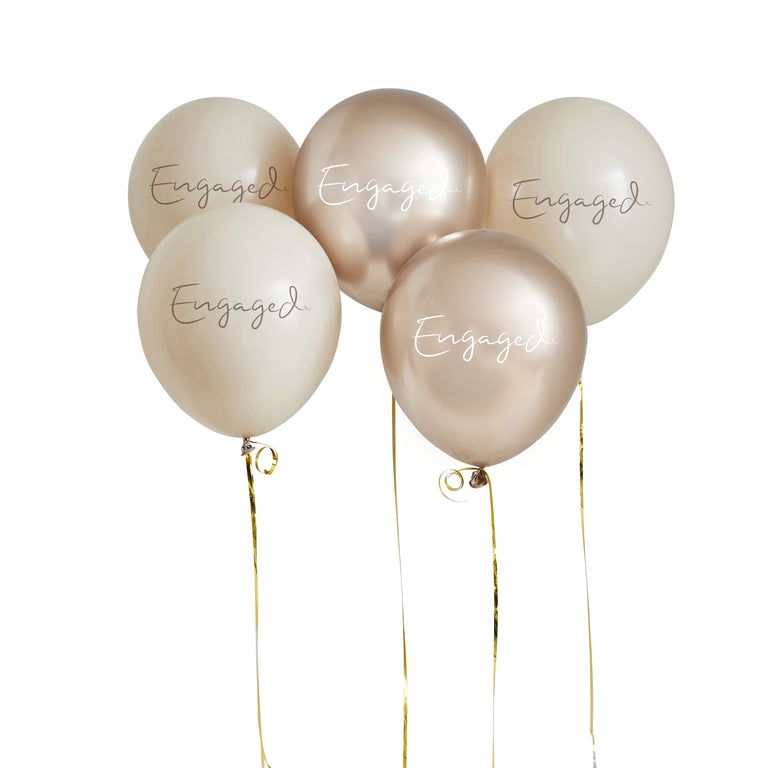 Engaged Latex Balloons