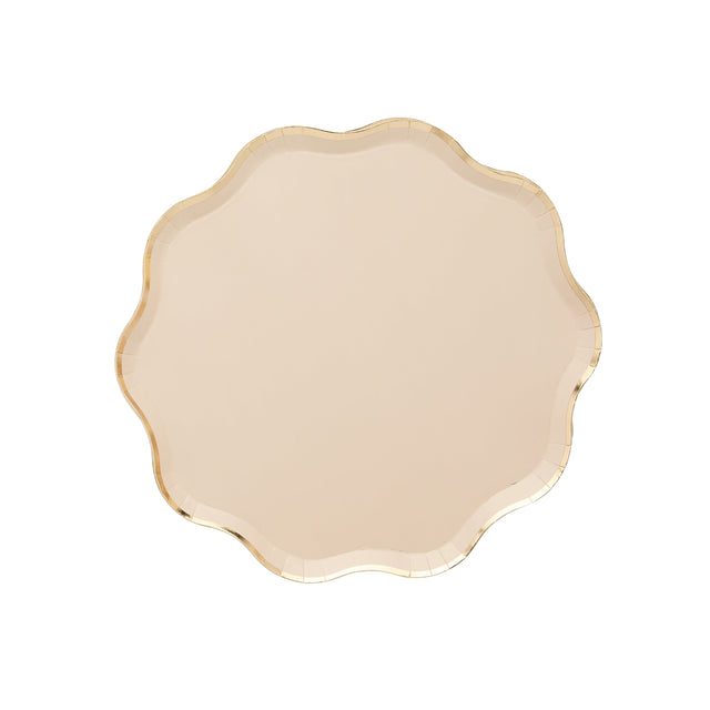 Champagne Paper Plates