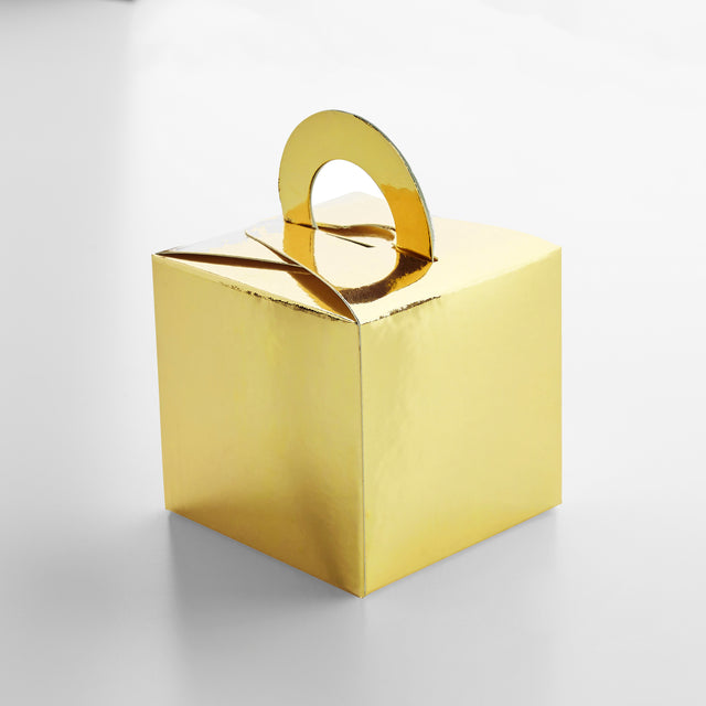 Gold Treat Box or Balloon Weight Box