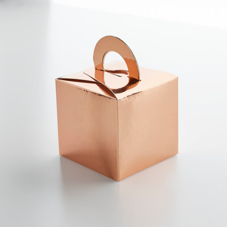 Rose Gold Treat Box or Balloon Weight Box
