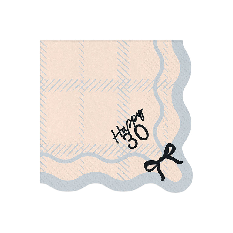 Bows Happy 30 Paper Napkins