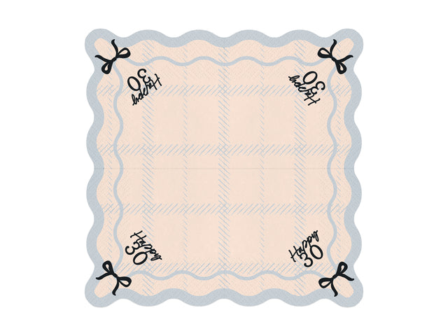 Bows Happy 30 Paper Napkins