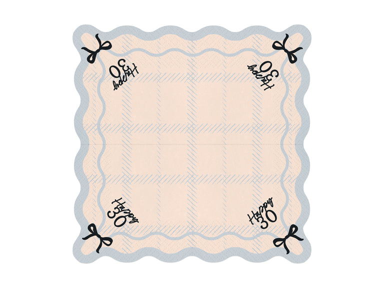 Bows Happy 30 Paper Napkins