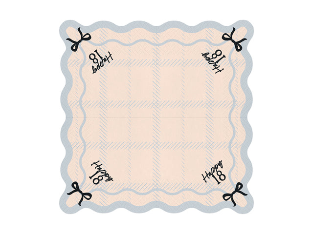 Bows Happy 18 Paper Napkins