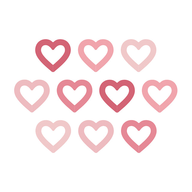 Pink Hearts Drinks Tags