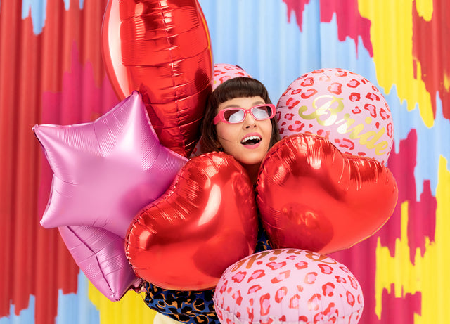 Bride Leopard Print Foil Balloon