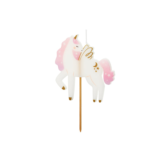 Pastel Unicorn Candle