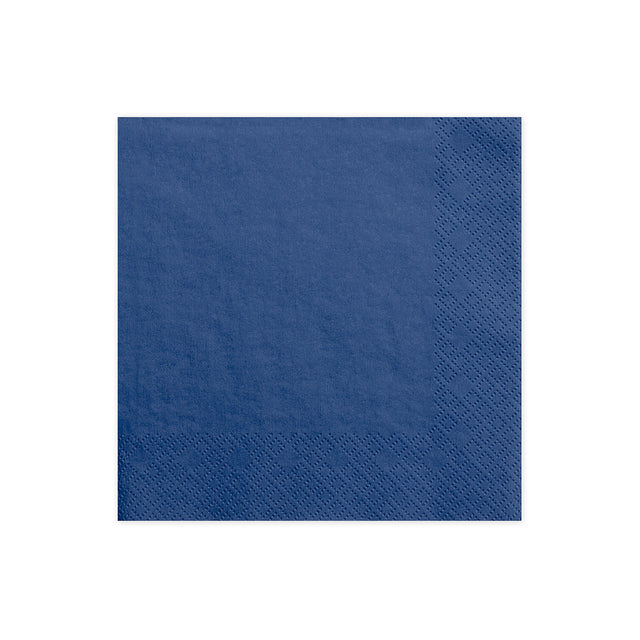 Dark Blue Paper Napkins