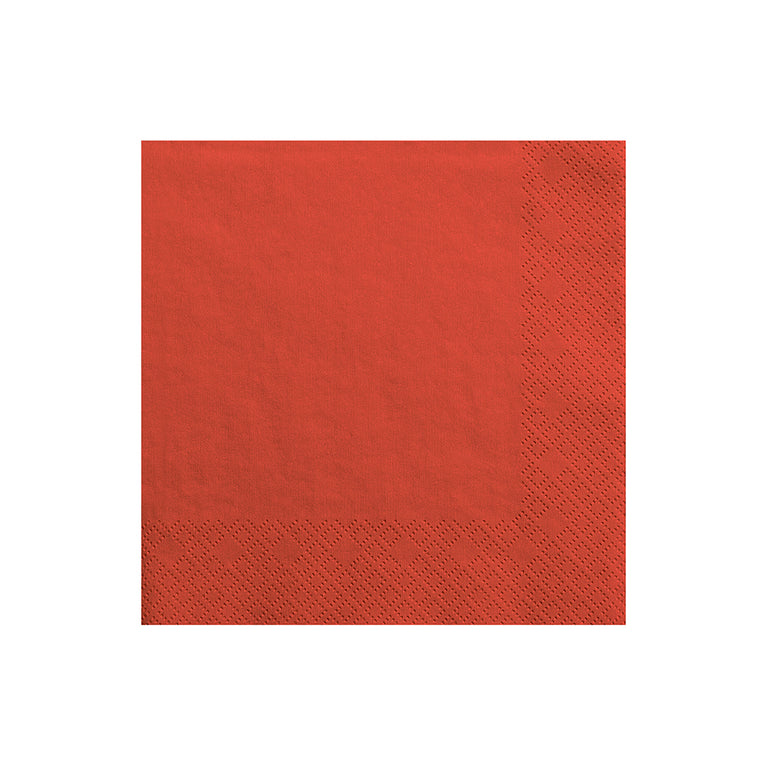 Red Paper Napkins