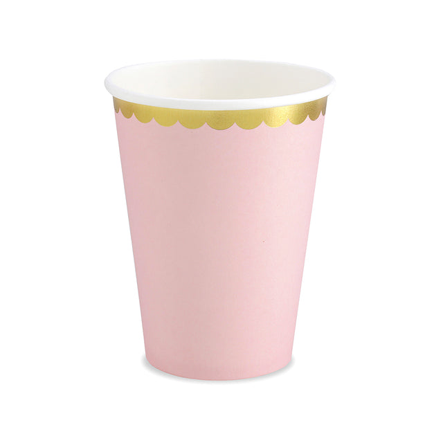 Pastel Pink Paper Cups