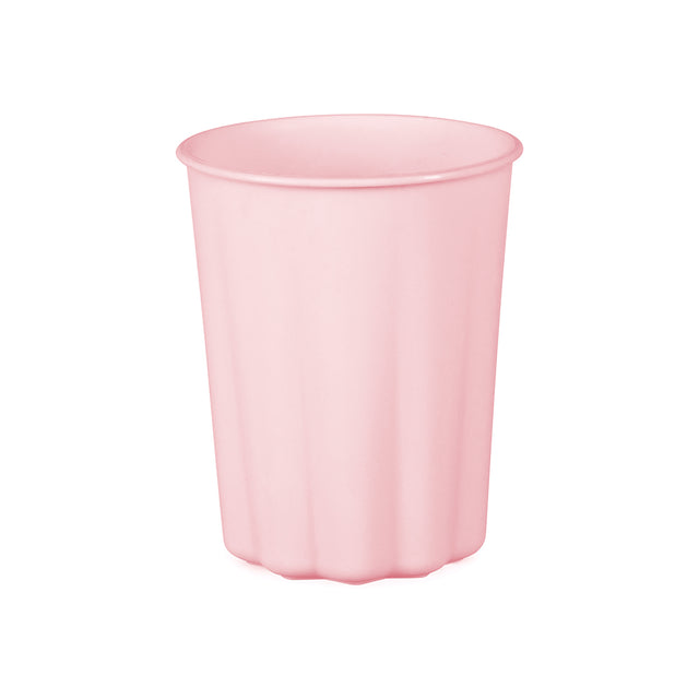 Pink Scalloped Plastic Cups