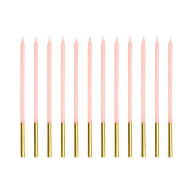 Pink Skinny Candles