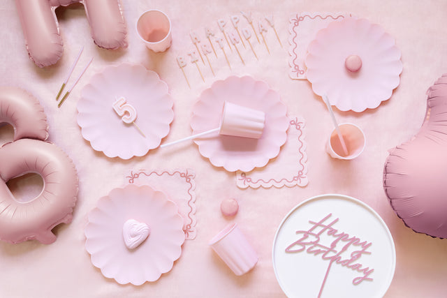 Pink Skinny Candles