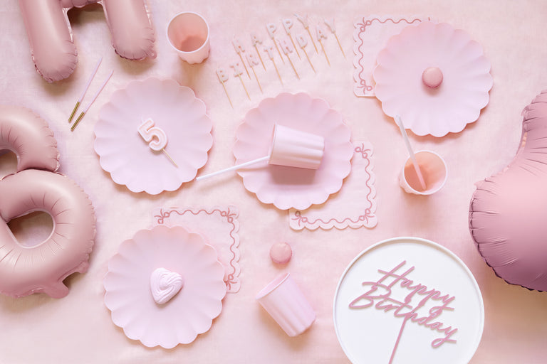 Pink Skinny Candles