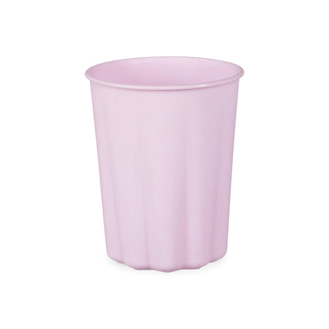 Violet Scalloped Plastic Cups