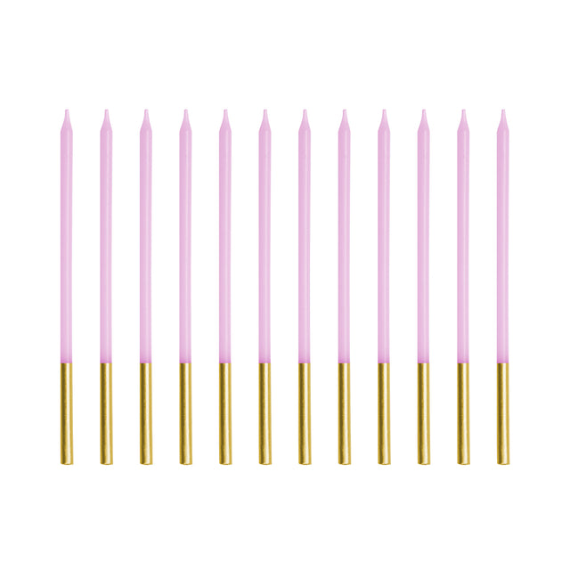 Violet Skinny Candles