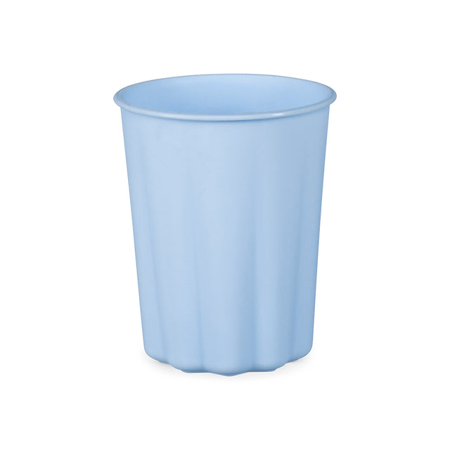Light Blue Scalloped Plastic Cups