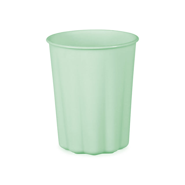 Sage Scalloped Plastic Cups