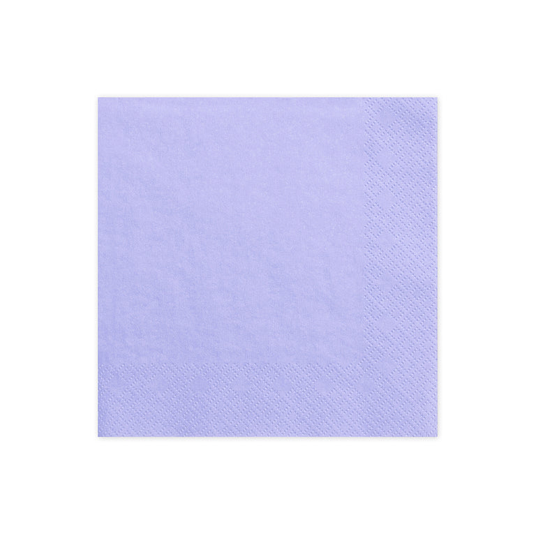 Lilac Standard Paper Napkins