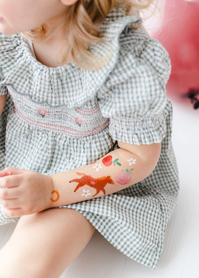 Pastel Ponies Temp Tattoos